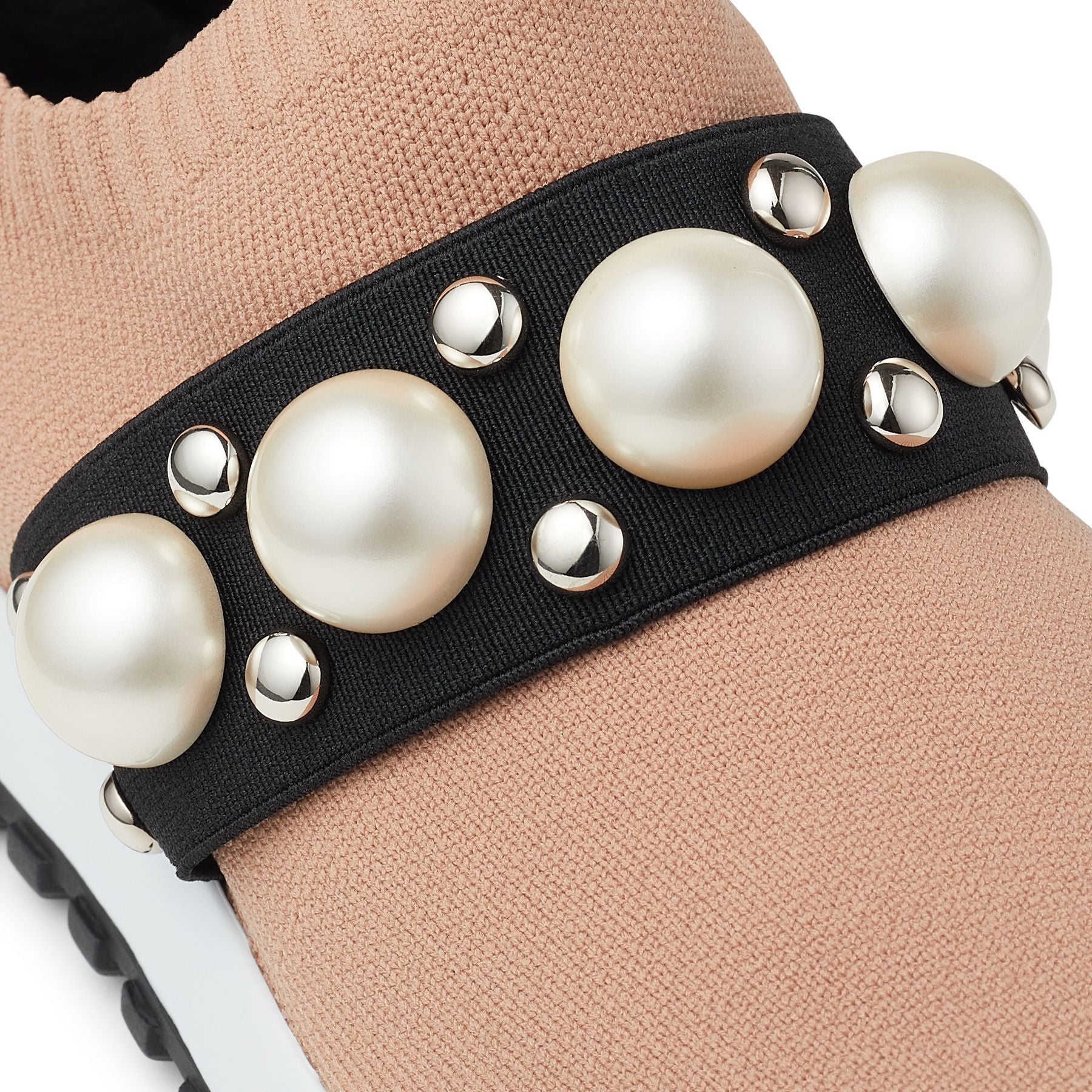 Sneakers Verona - Ballet Pink, Black & White Mix