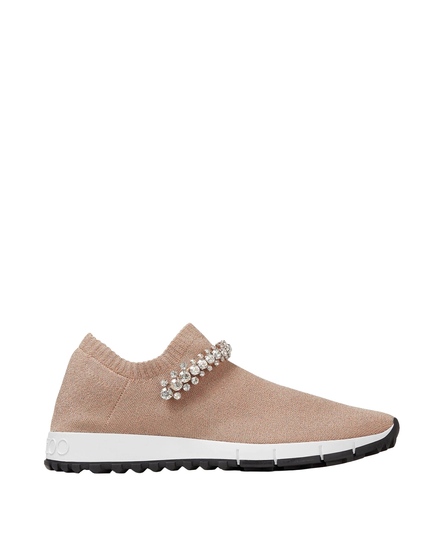 Sneakers Verona en maille pailletée à cristaux - Ballet Pink & Crystal