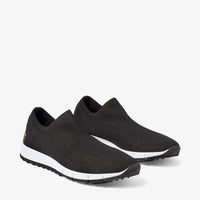 Sneakers Verona maille lurex à logo JC - Black