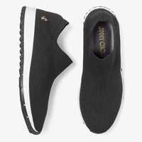 Sneakers Verona maille lurex à logo JC - Black