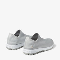 Verona logo lurex mesh trainers - Silver