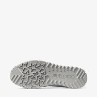 Verona logo lurex mesh trainers - Silver
