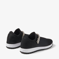Sneakers Verona à cristaux - Black & Crystal