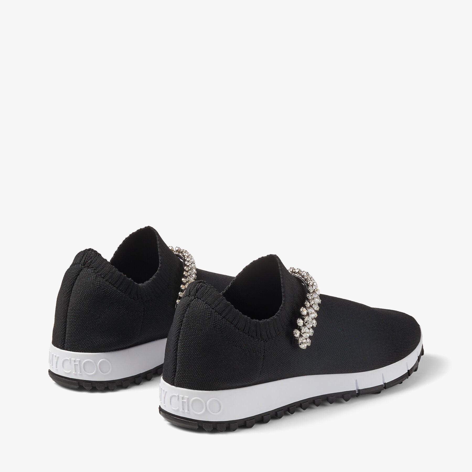 Sneakers Verona à cristaux - Black & Crystal