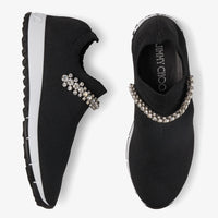 Sneakers Verona à cristaux - Black & Crystal
