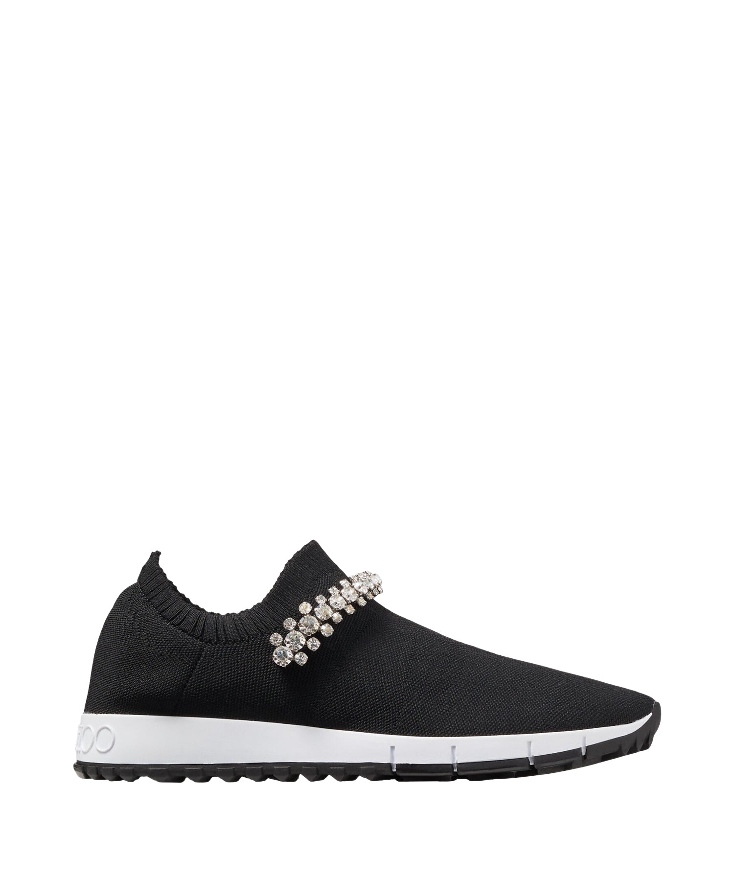 Sneakers Verona à cristaux - Black & Crystal