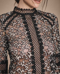 Blouse Veroucha en dentelle - Sand