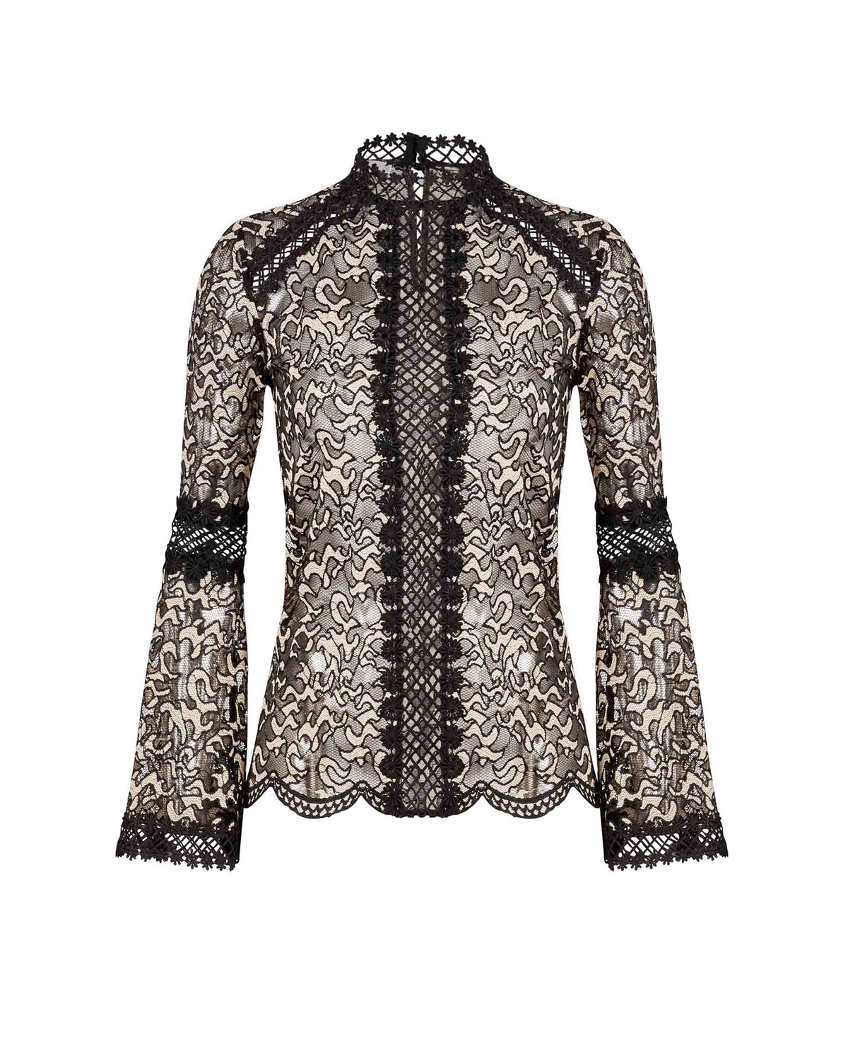 Blouse Veroucha en dentelle - Sand