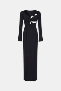 Vertebrae Dress - Black