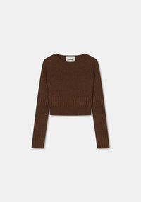 Pull Verve court à manches longues - Chocolate