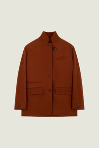 MARRON _ Veste Suresnes en coton - Marron