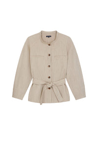 BEIGE/ECRU VESTE CASUAL VENICE