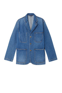 BLEU VESTE CASUAL CHARLIZE