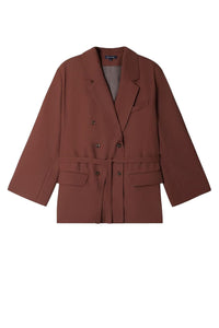 ROSE BRUN VESTE CASUAL COLINE