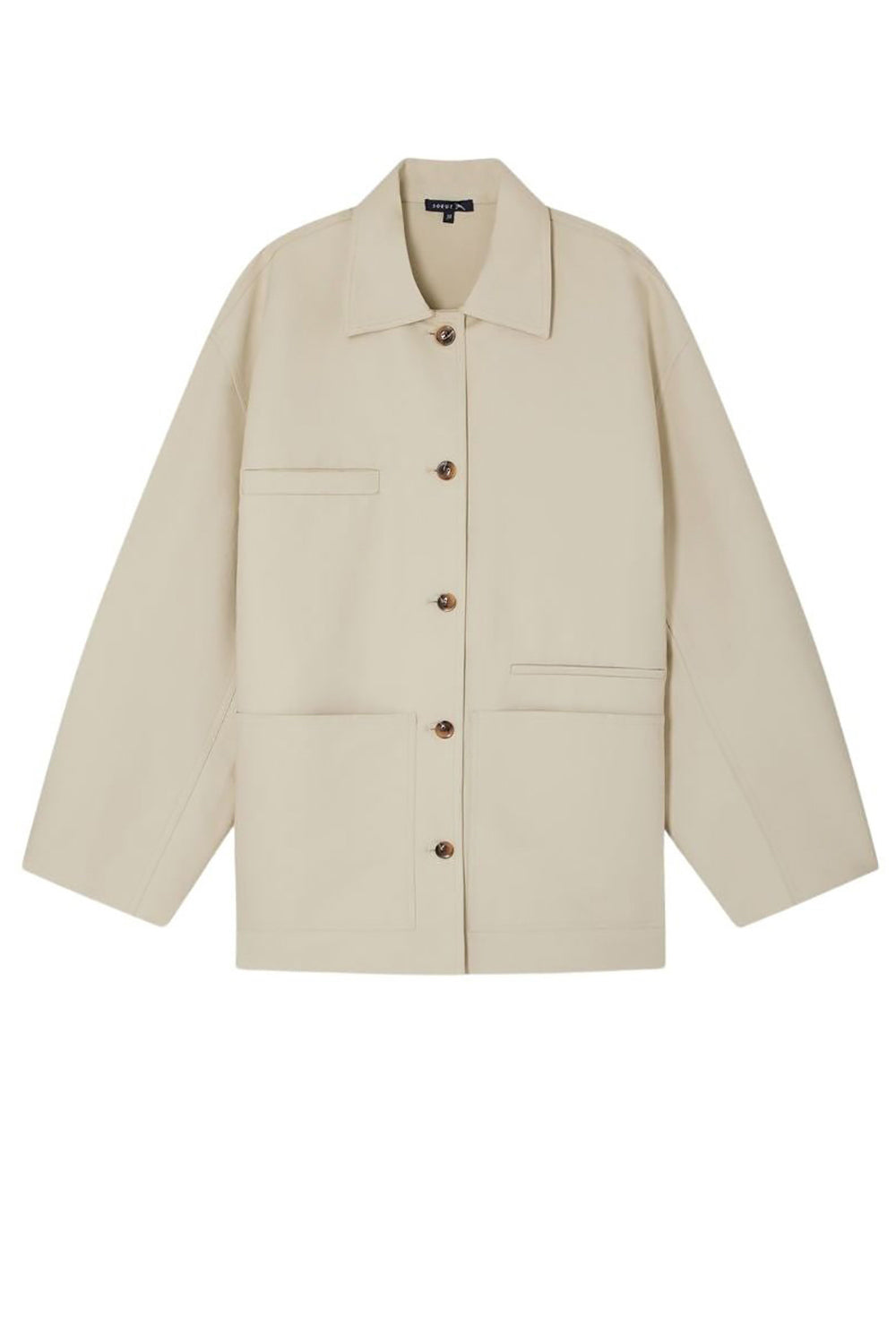 Veste Domingo en coton - Mastic