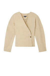 Veste Dilly en lin mélangé - Écru