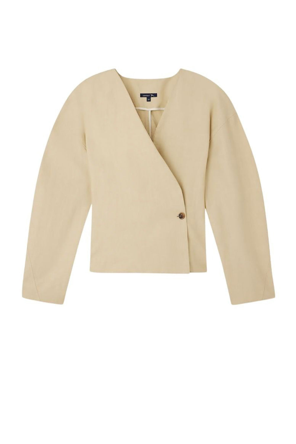 Veste Dilly en lin mélangé - Écru