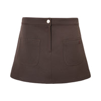 MINI JUPE 2 POCHES EN TWILL