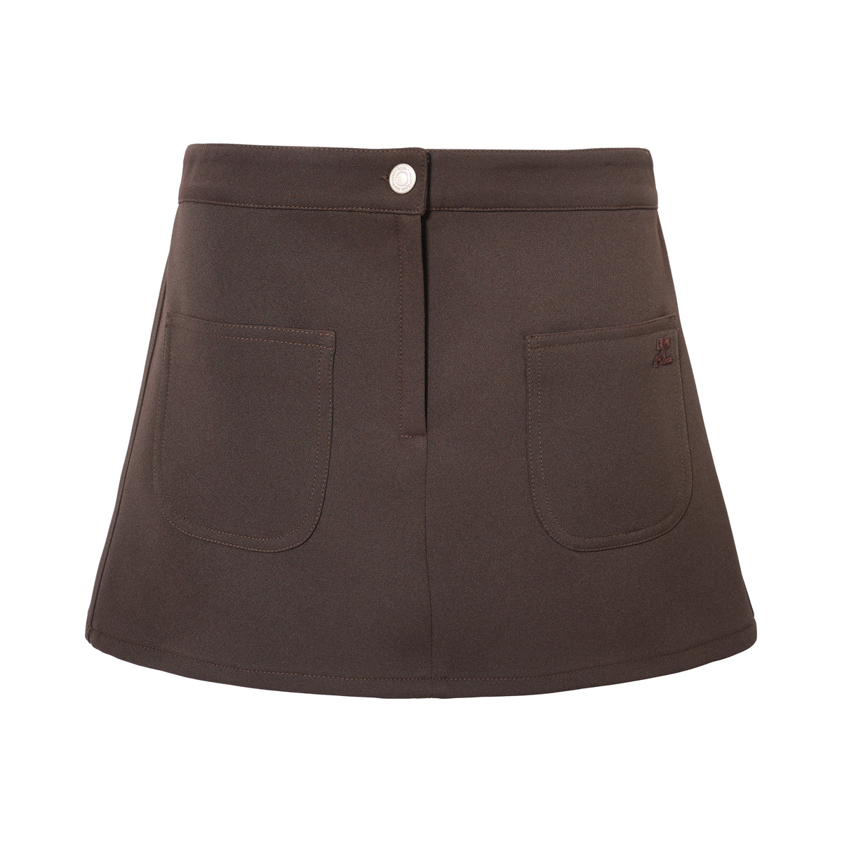 MINI JUPE 2 POCHES EN TWILL