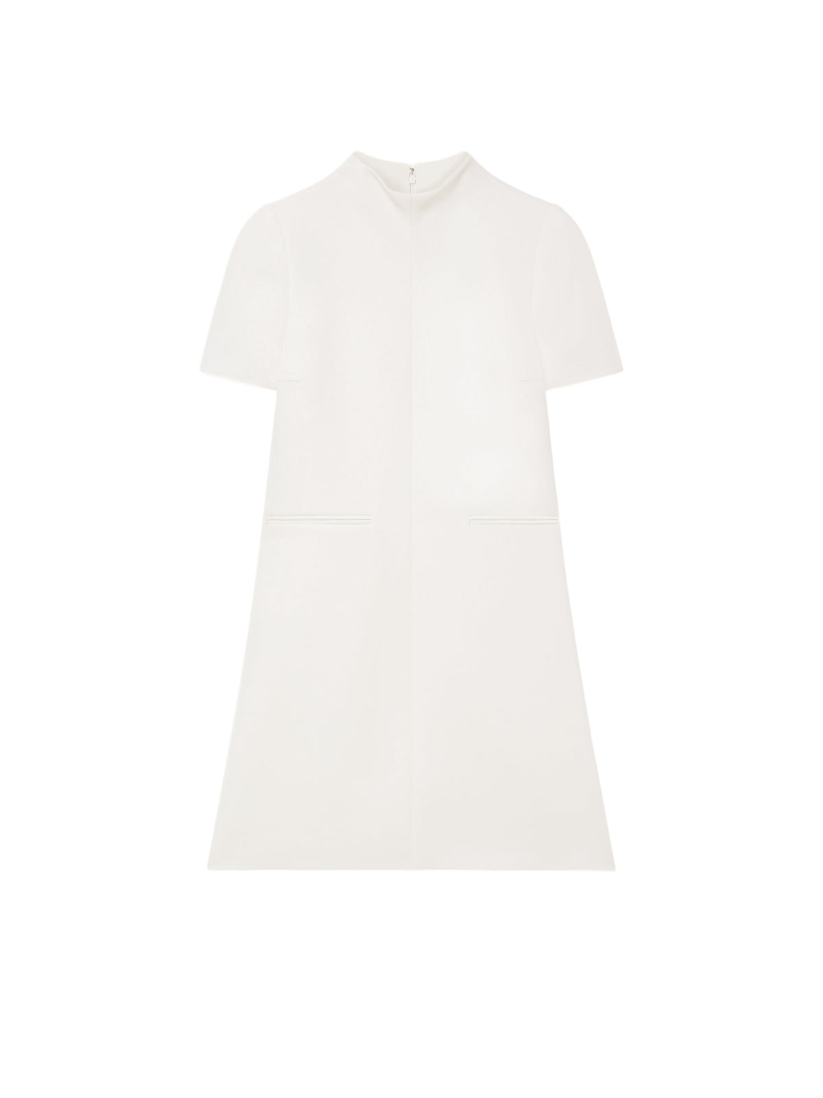 Tapered twill dress - Heritage White