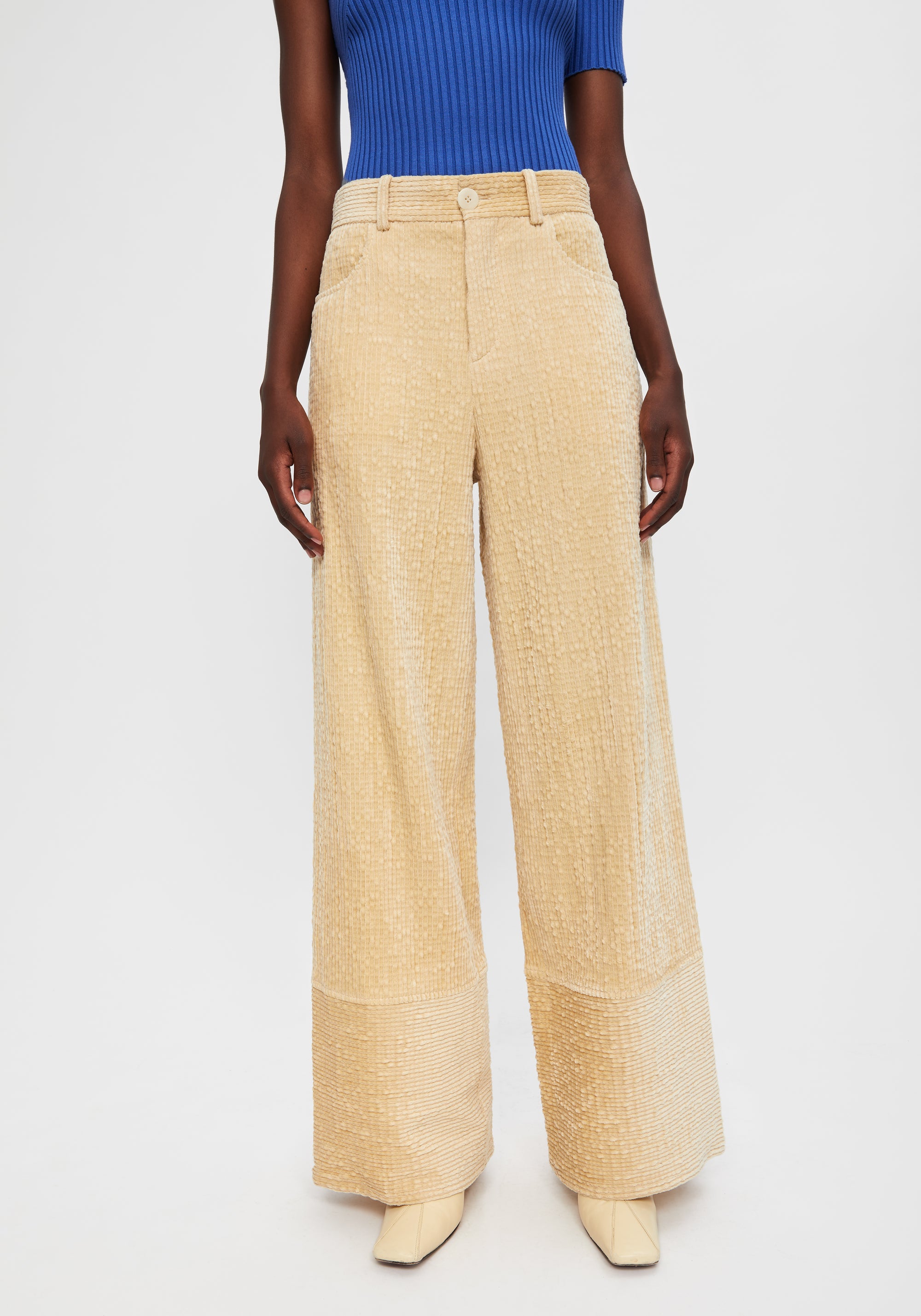 Pantalon Veto côtelé - Marzipan