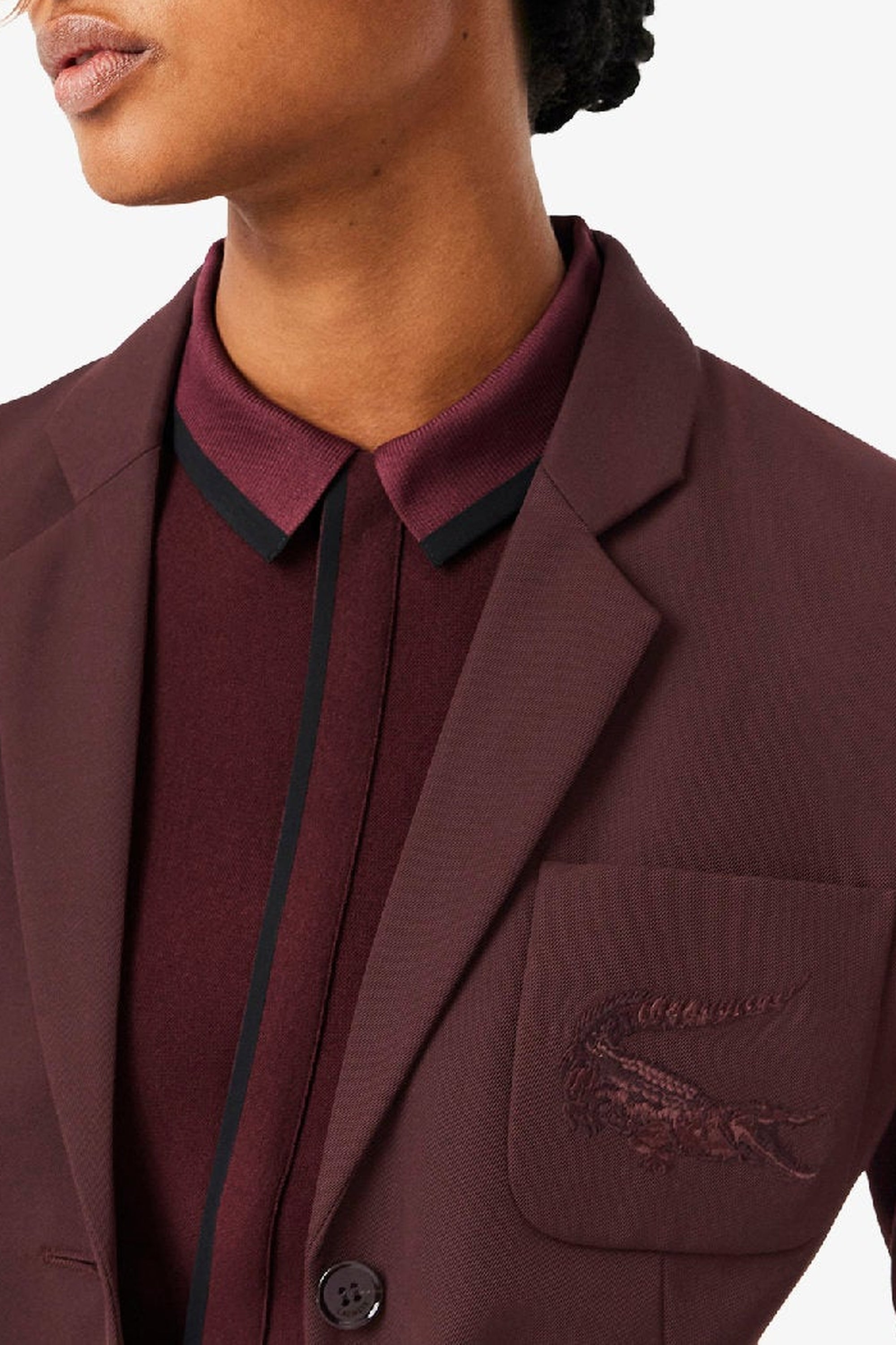Blazer en laine mélangée - Expresso