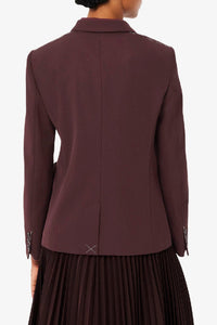 Blazer en laine mélangée - Expresso