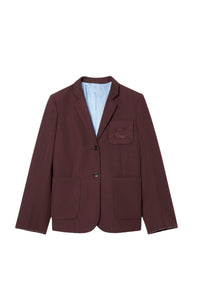 Blazer en laine mélangée - Expresso