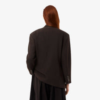 Wool twill blazer - Buffalo