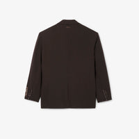 Wool twill blazer - Buffalo