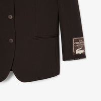 Wool twill blazer - Buffalo