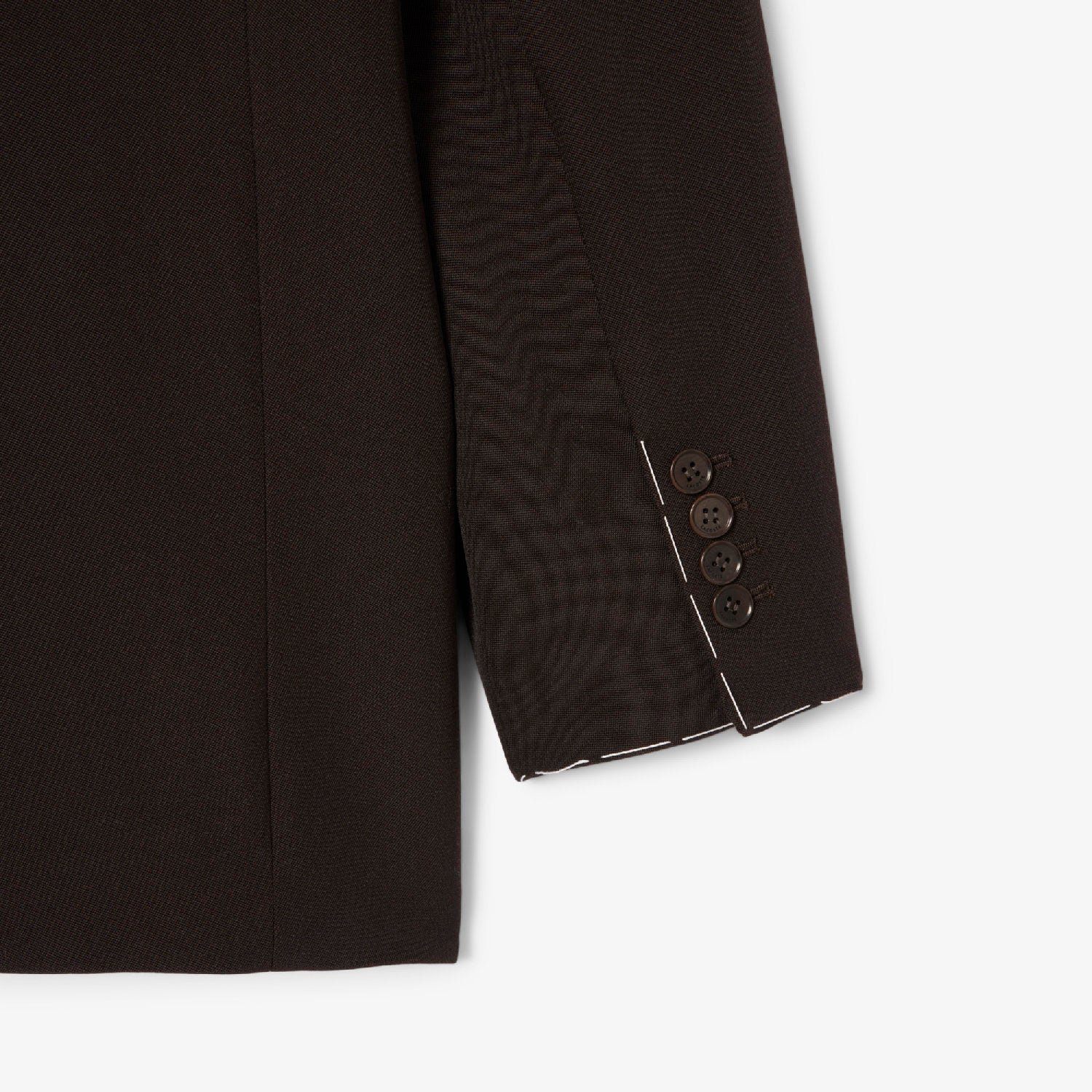 Wool twill blazer - Buffalo