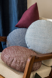 Coussin Ciccio moucheté - Bleu