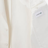 Blazer boutonné en lin - Farine