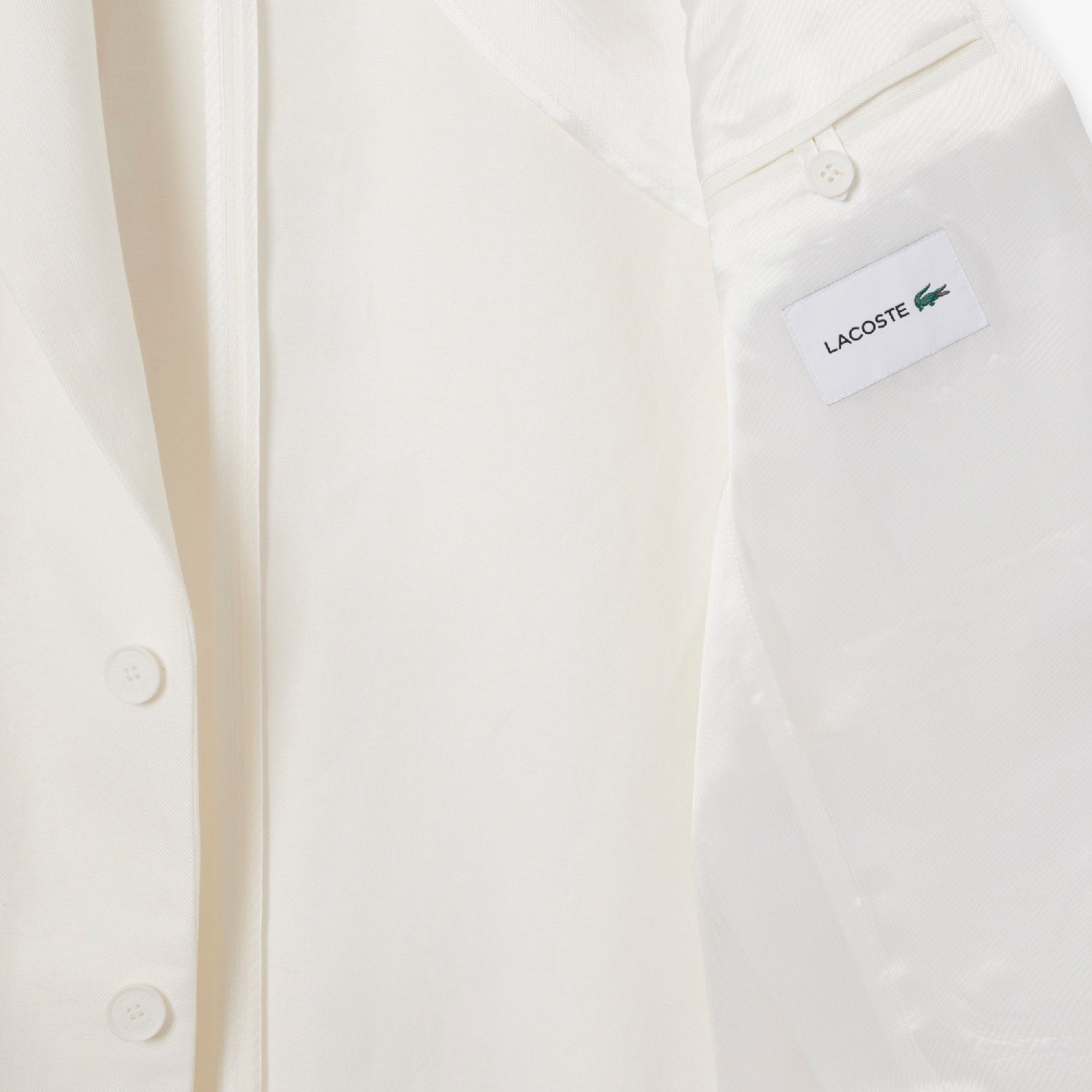 Blazer boutonné en lin - Farine