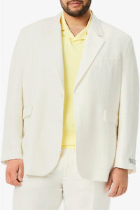 Blazer boutonné en lin - Farine