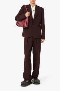 Blazer en laine mélangée - Expresso