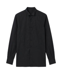 Chemise avec plastron - Noir