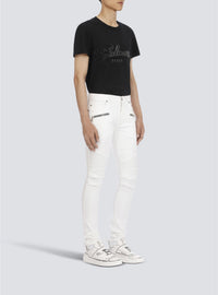 Jean à coupe slim - Blanc