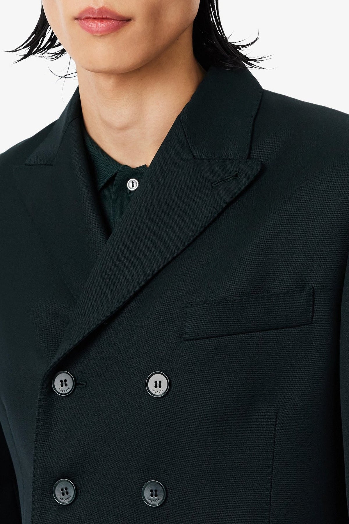 Blazer croisé en laine - Varech Foncé