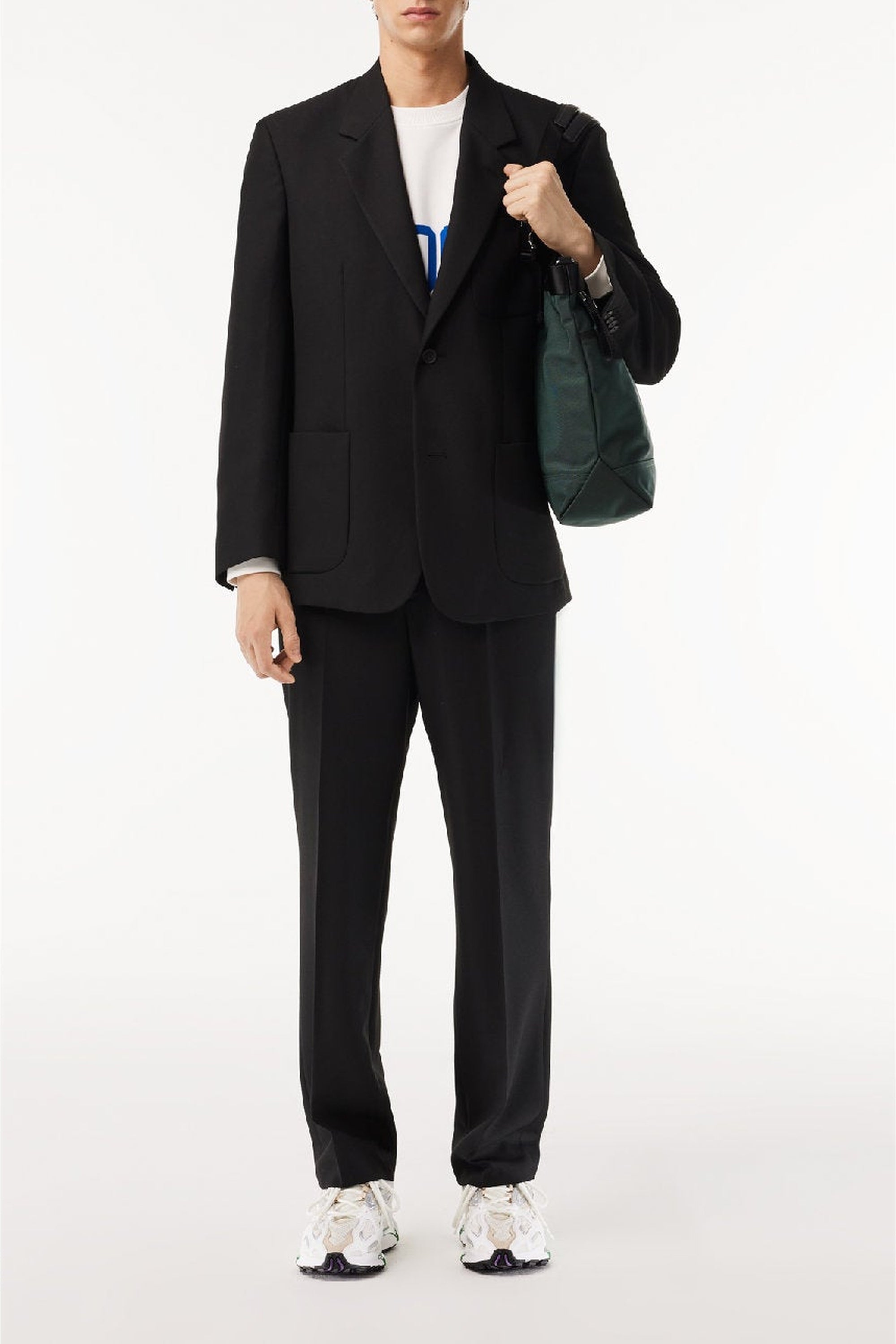 Blazer oversize à poches - Noir