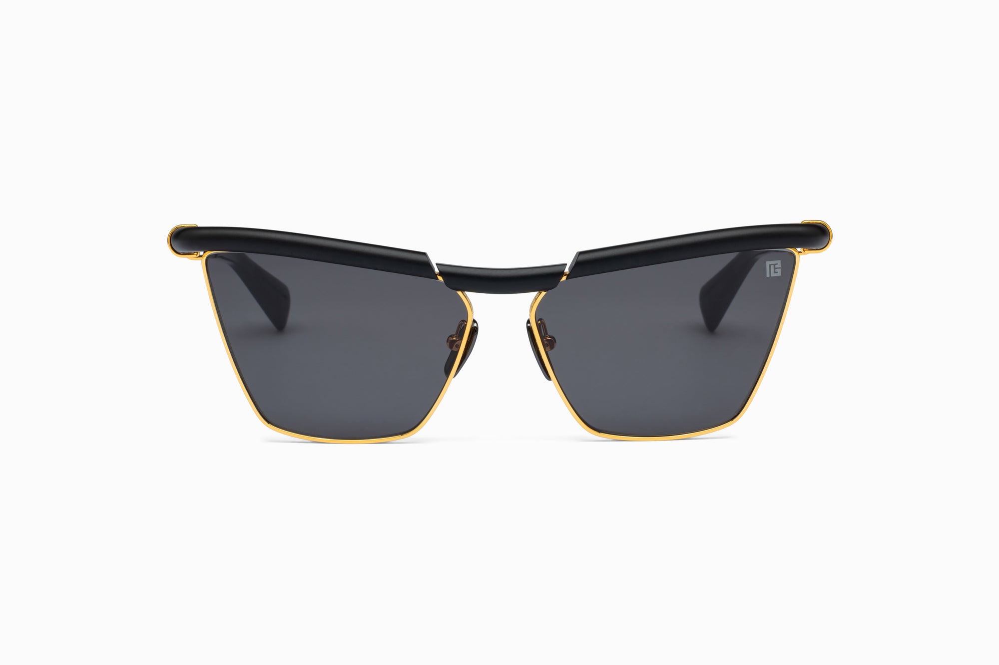 Matte Black Gold Black VICTOIRE Lunettes de soleil