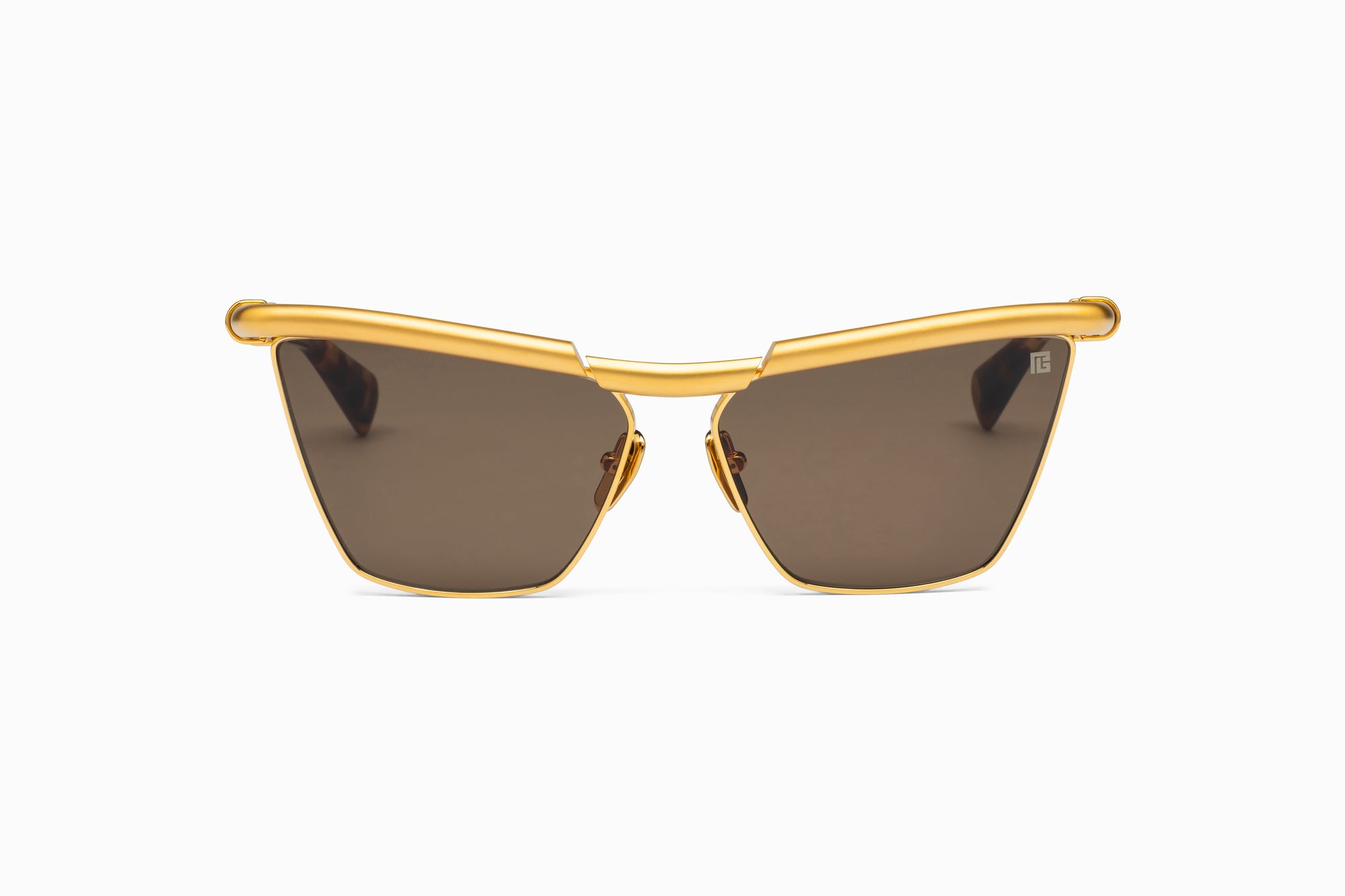 Matte Gold Gold Spotted Havana VICTOIRE Lunettes de soleil