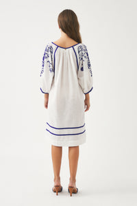 WHITE VICTORIA DRESS