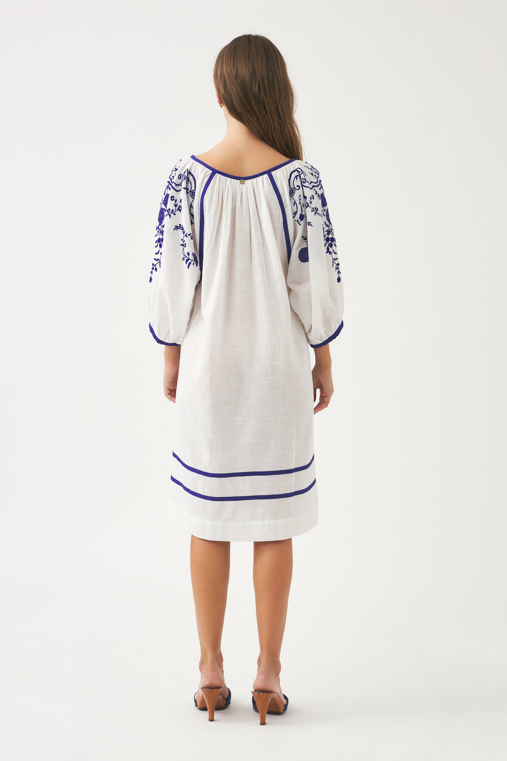 WHITE VICTORIA DRESS