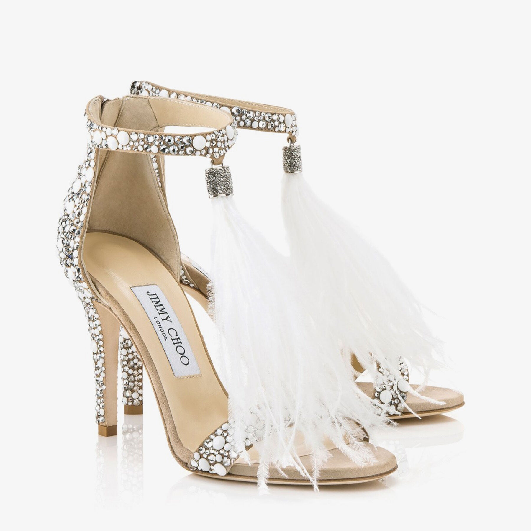 ZNO STOCK 0 / Reco 280 WHITE/CRYSTAL MIX Sandal VIOLA 100