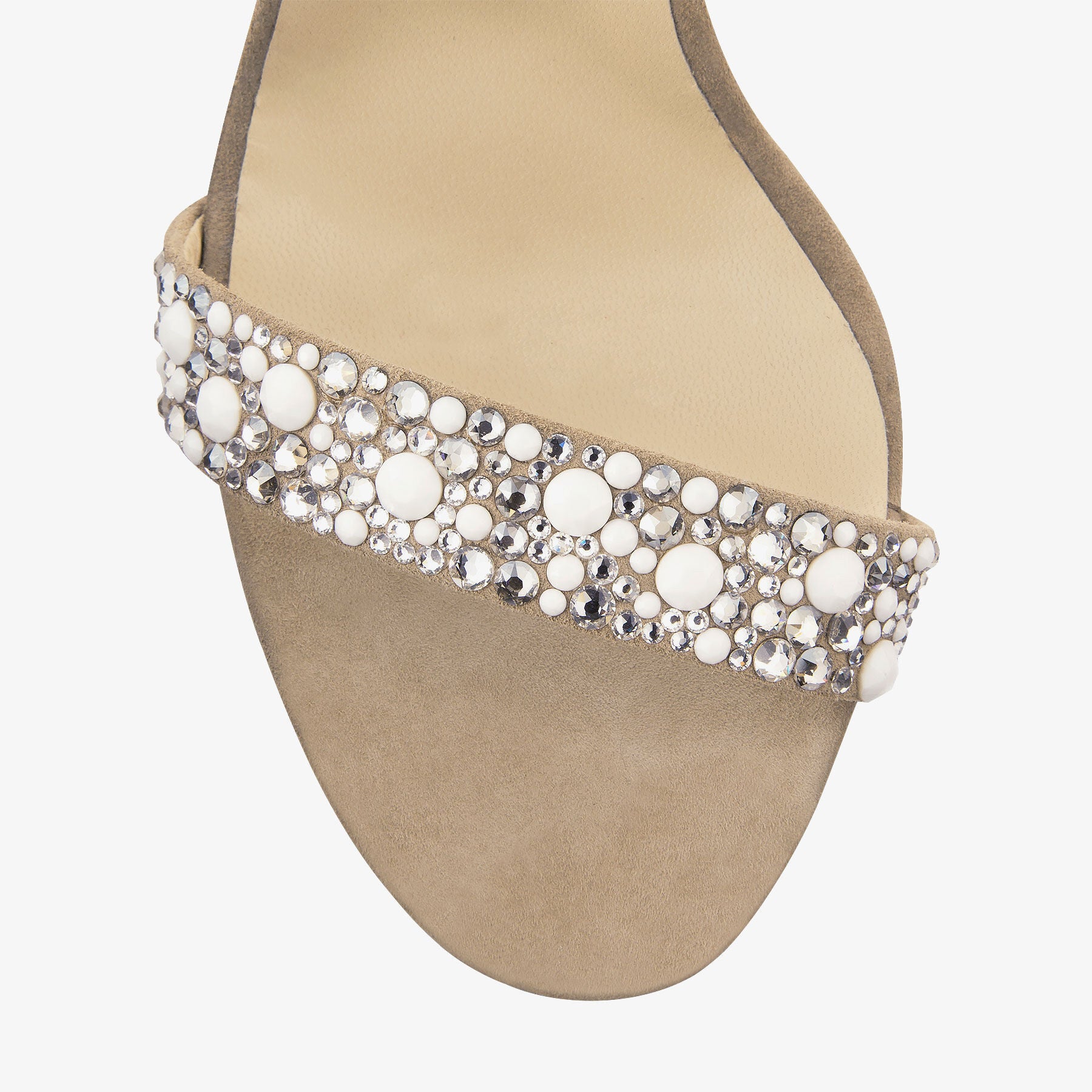 ZNO STOCK 0 / Reco 280 WHITE/CRYSTAL MIX Sandal VIOLA 100