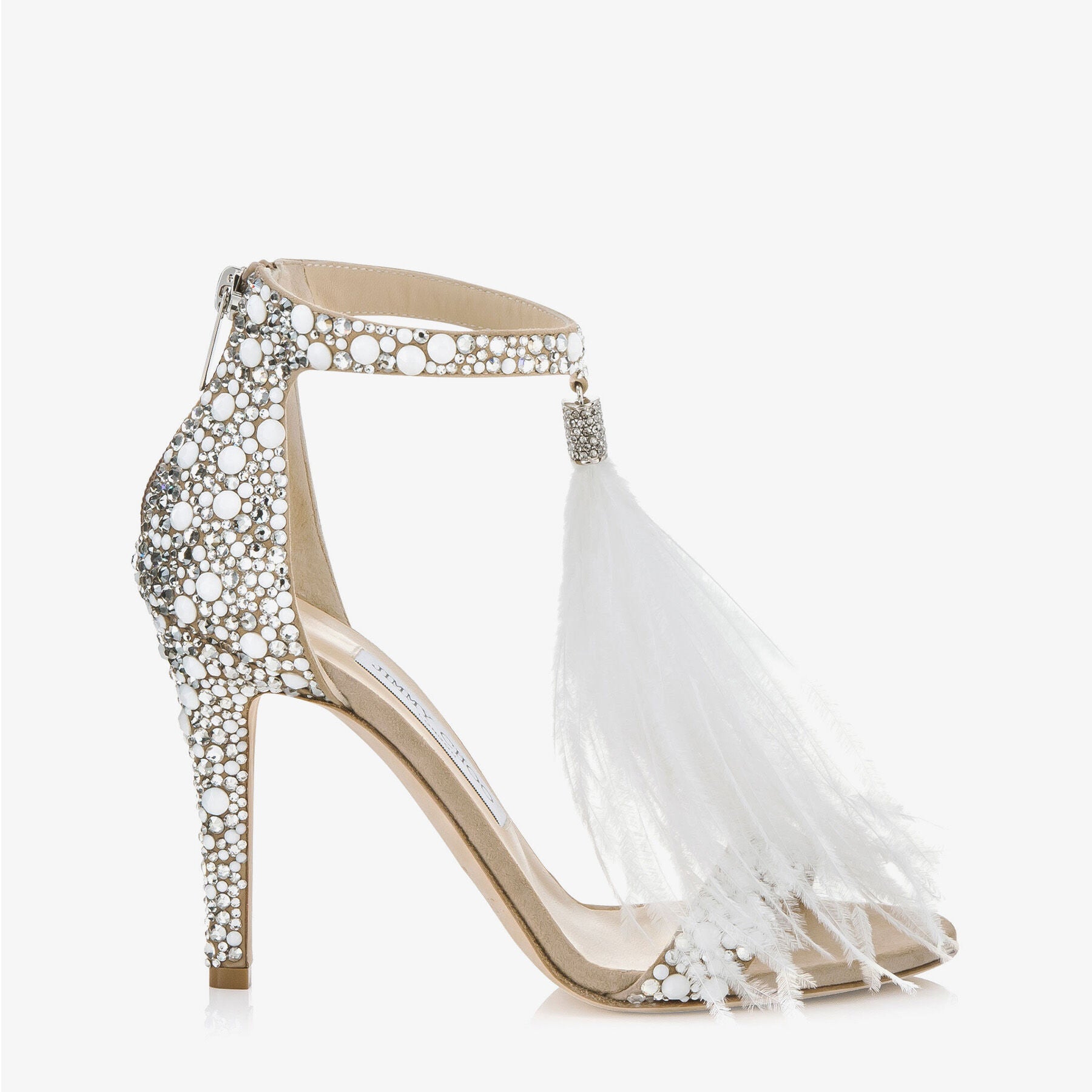 ZNO STOCK 0 / Reco 280 WHITE/CRYSTAL MIX Sandal VIOLA 100