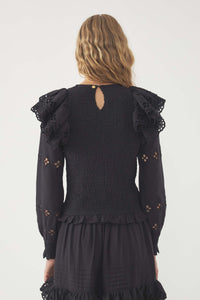 BLACK VIVIAN BLOUSE