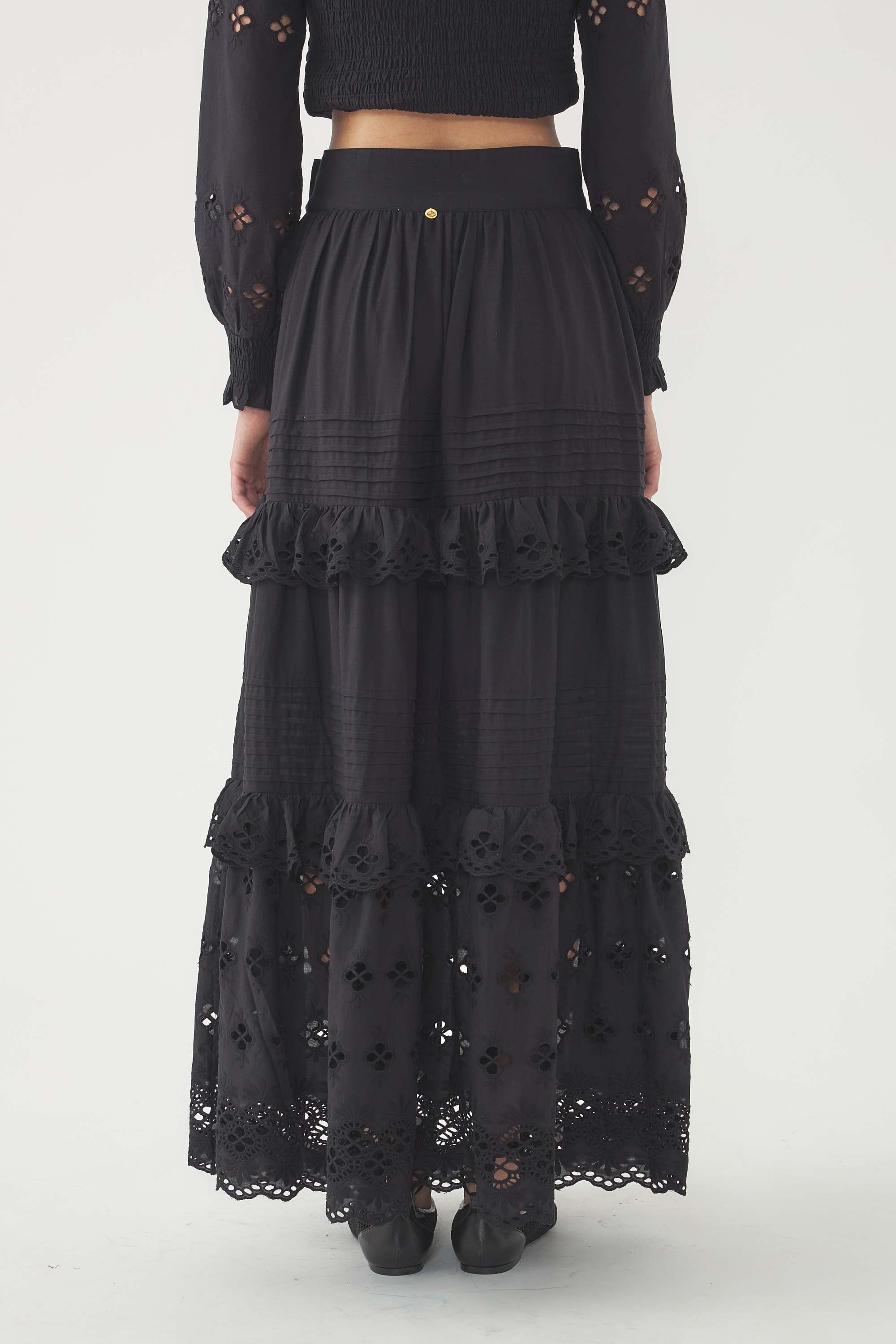 BLACK VIVIAN SKIRT